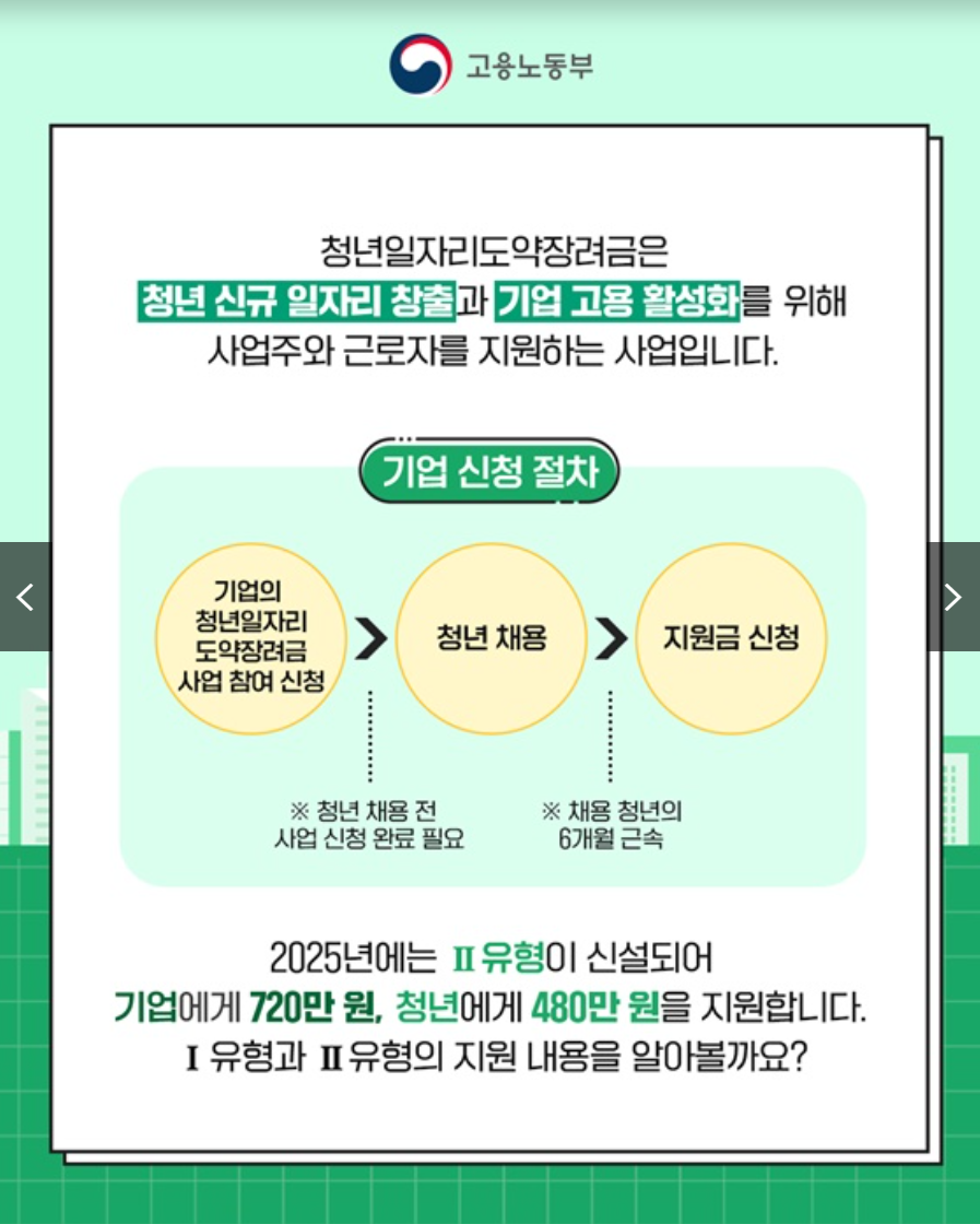 2025 청년일자리도약장려금