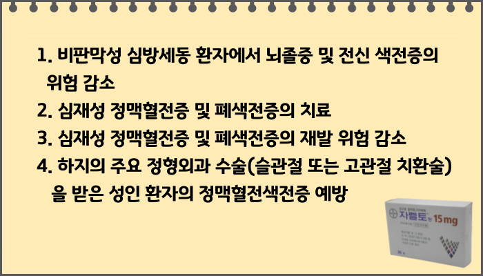 자렐토정_효능