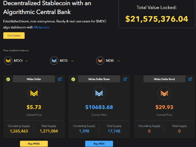  MIDASDOLLAR 마이다스달러 스테이킹 연이율 30000 % ??!