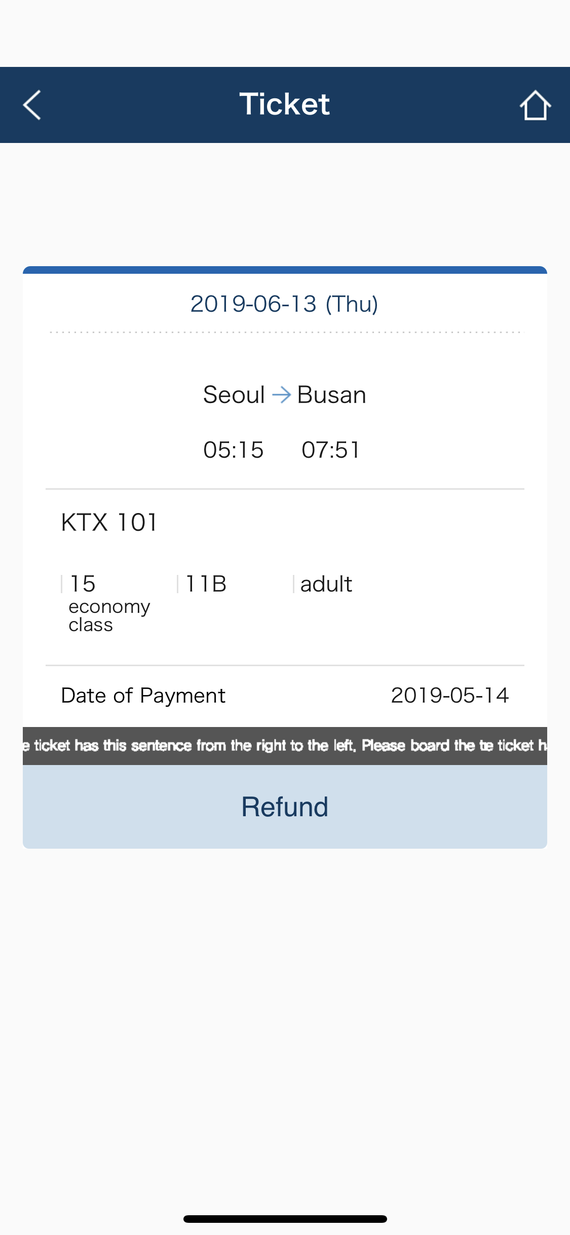 How to book and cancel KTX with the Korail app