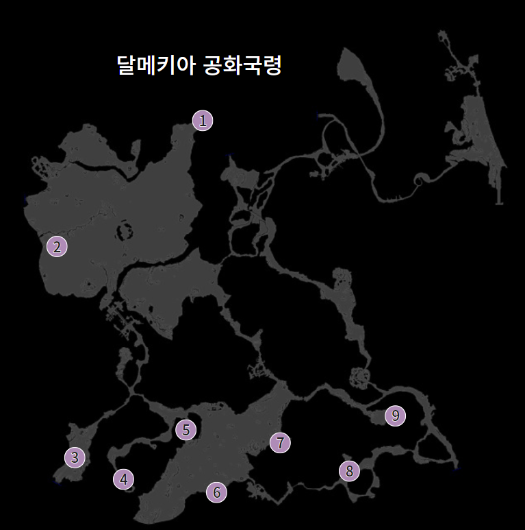  파이널 판타지 16 - 리스키 몬스터 위치 [ 달메키아 공화국령 ]