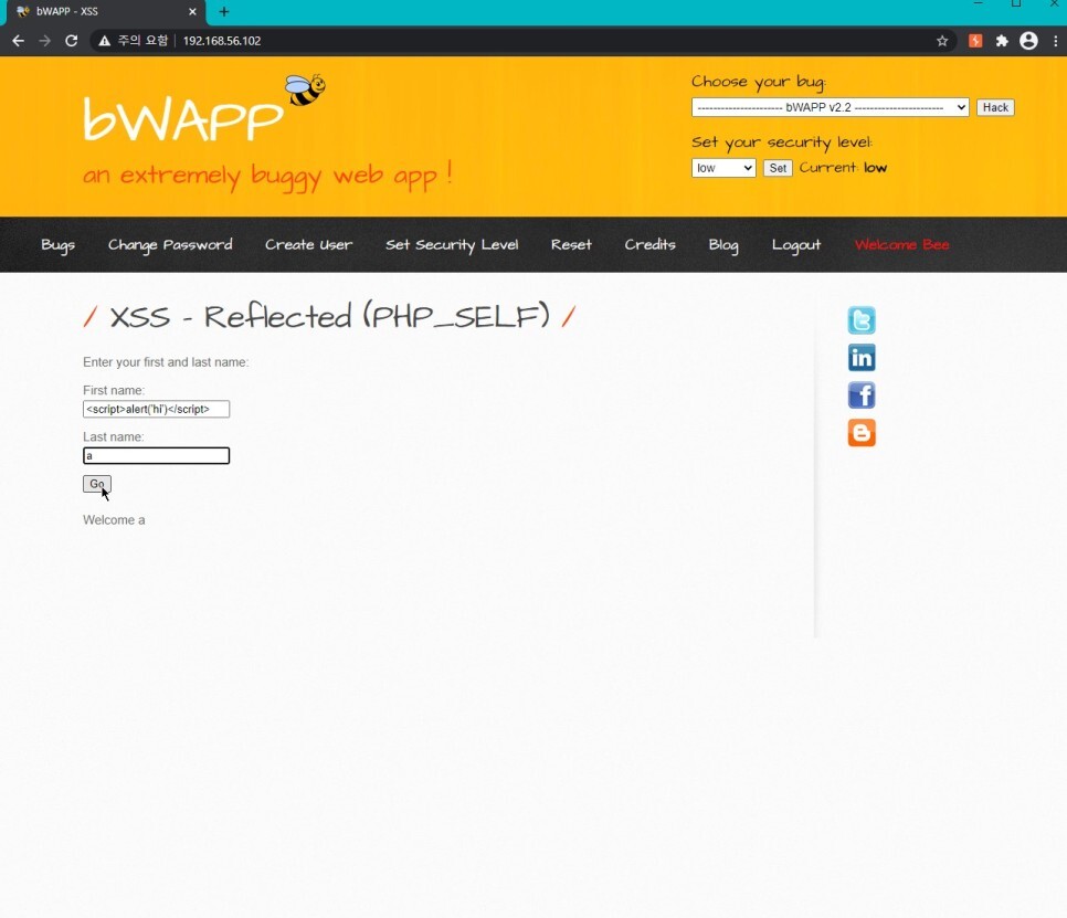  7 10 reflected xss php self 