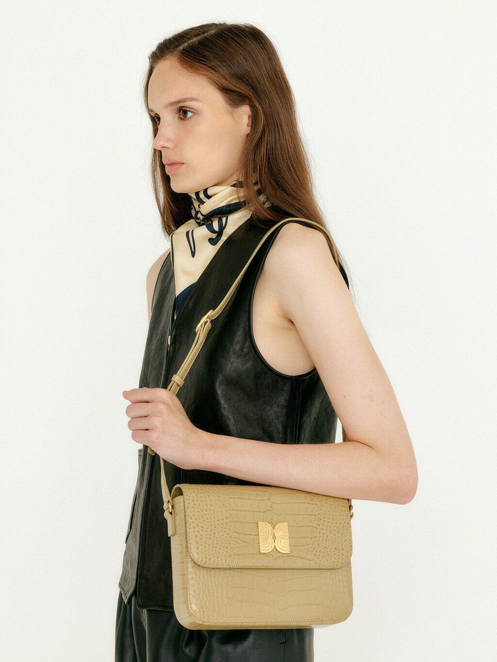 HESTIA Square Bag - Olive Green