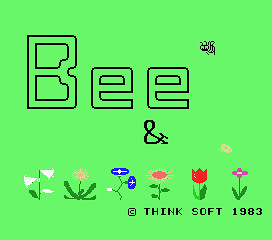  Bee & Flower - MSX (재믹스) 게임 롬파일 다운로드