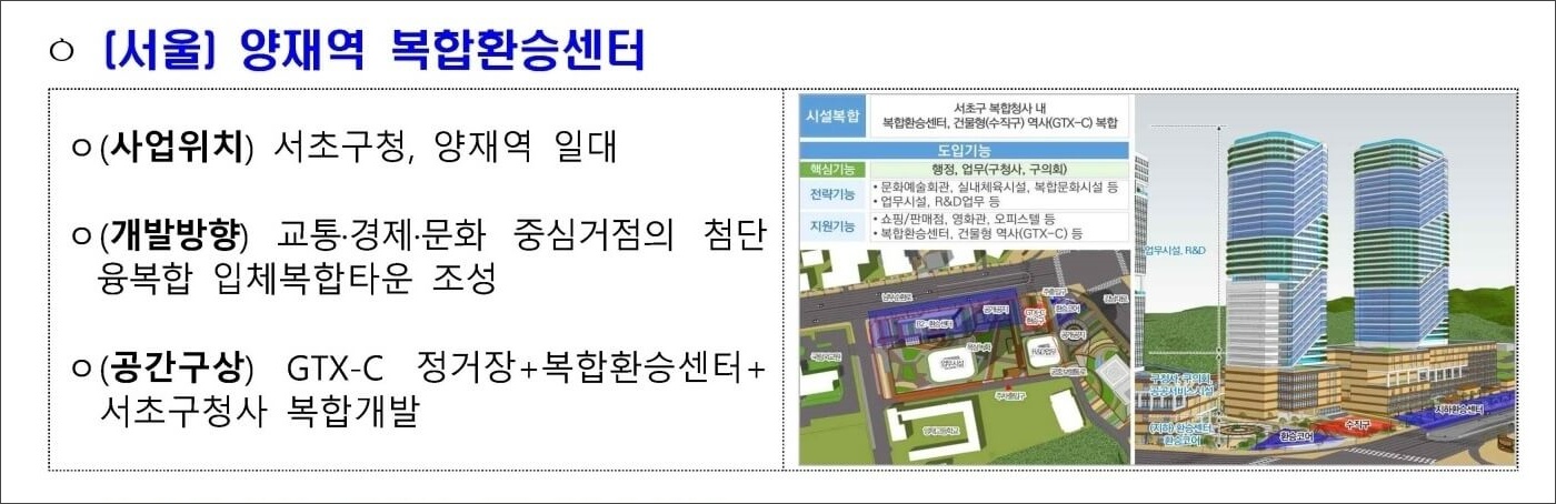 서울 양재역 복합환승센터