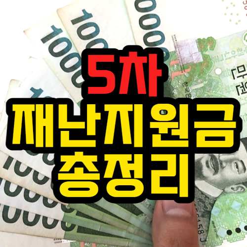 5차 재난지원금 대상