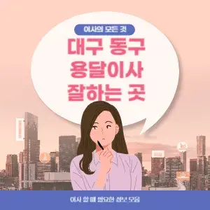 대구 동구 용달이사 잘하는 곳 가격 저렴한 곳 추천