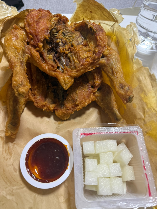 옛날통닭 칠분통닭