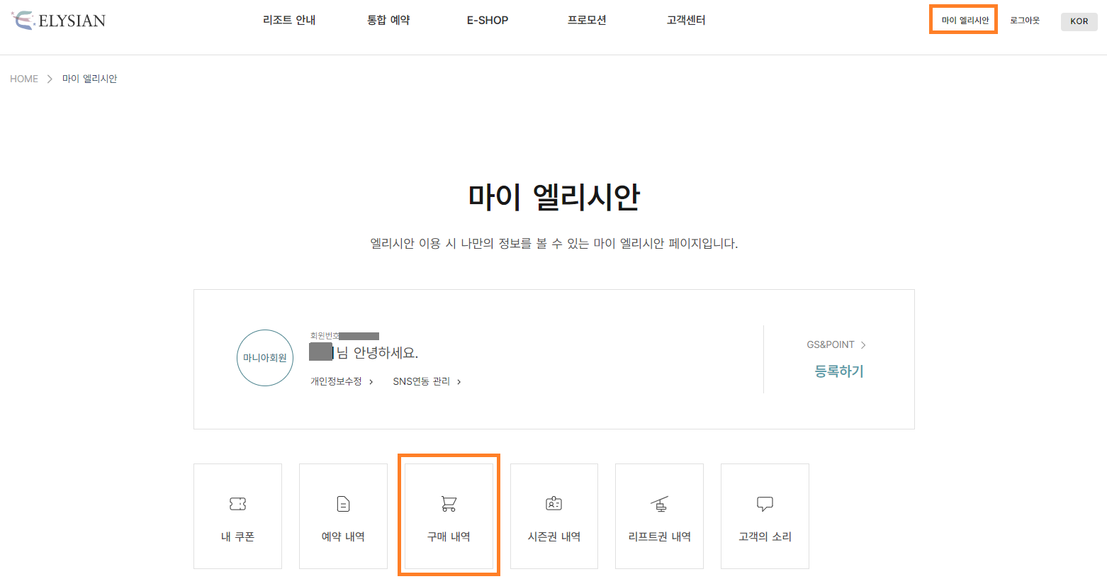 엘리시안 강촌 시즌락카 예매 후기