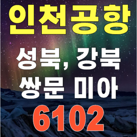 6102번 인천공항 공항버스 - 성북 강북