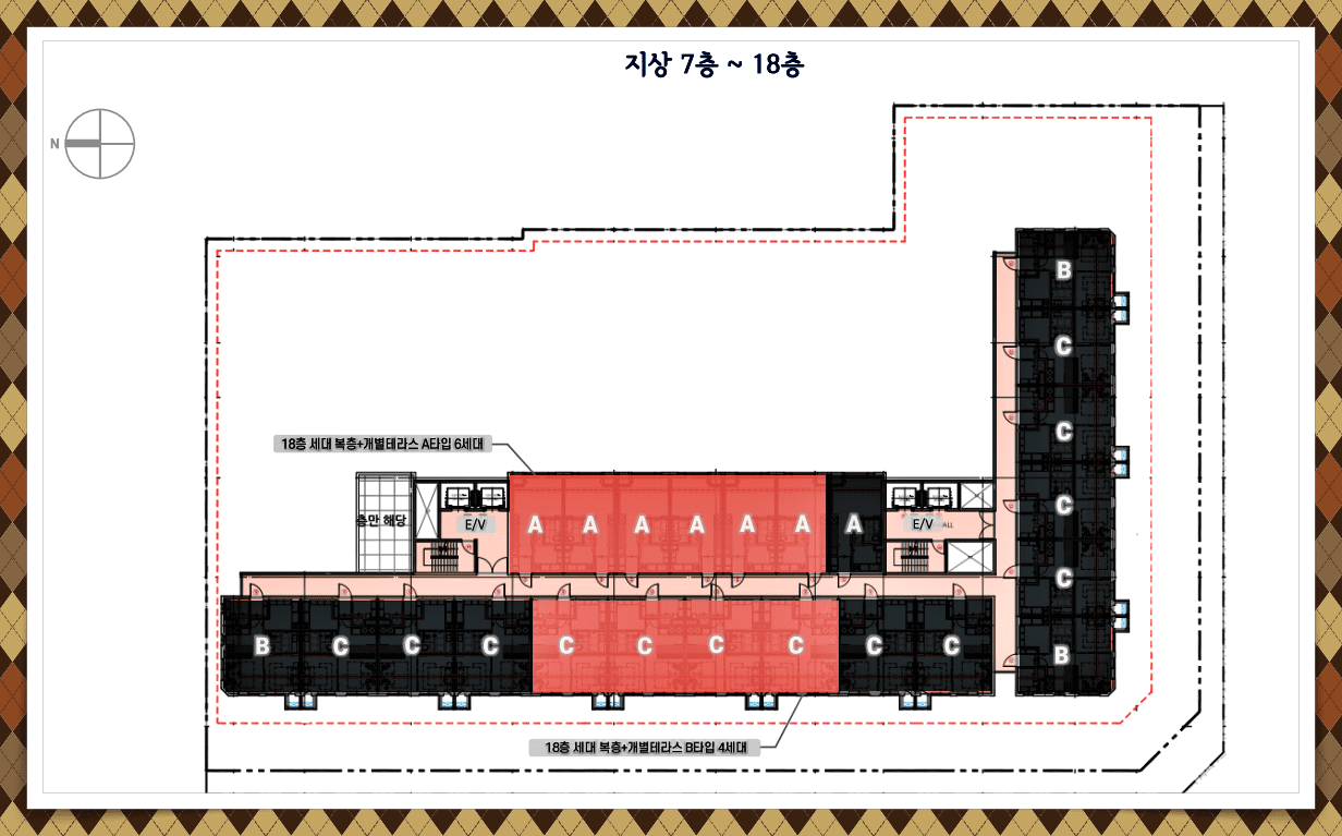 첨단 보타니크 시리단길 단지배치도