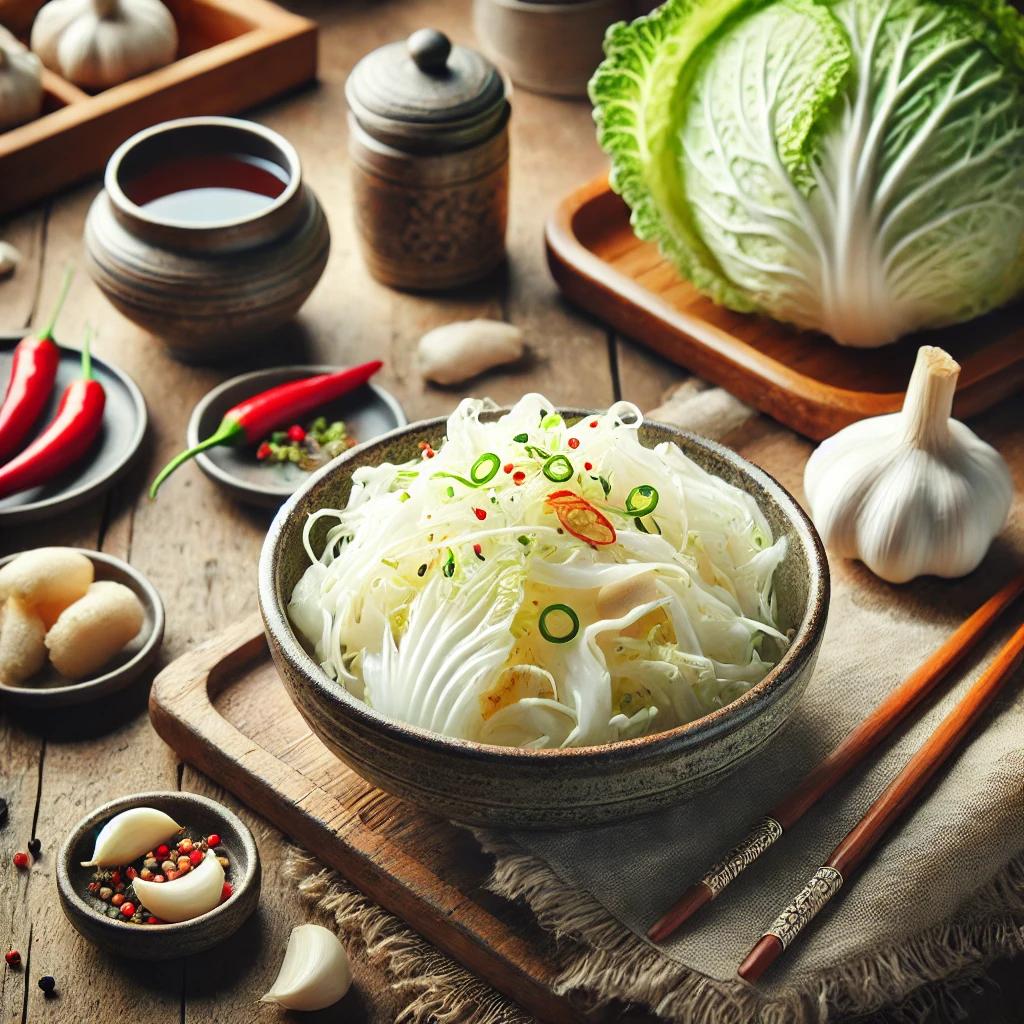 담백하고 시원한 백김치 담그는법