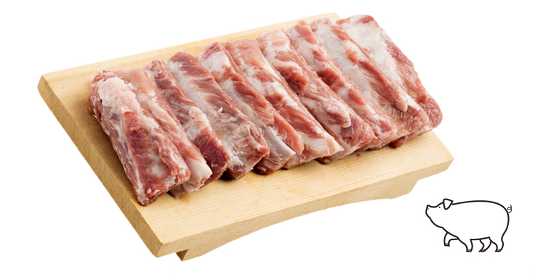  냉동 돼지 등갈비 1kg 로인입 바베큐폭립