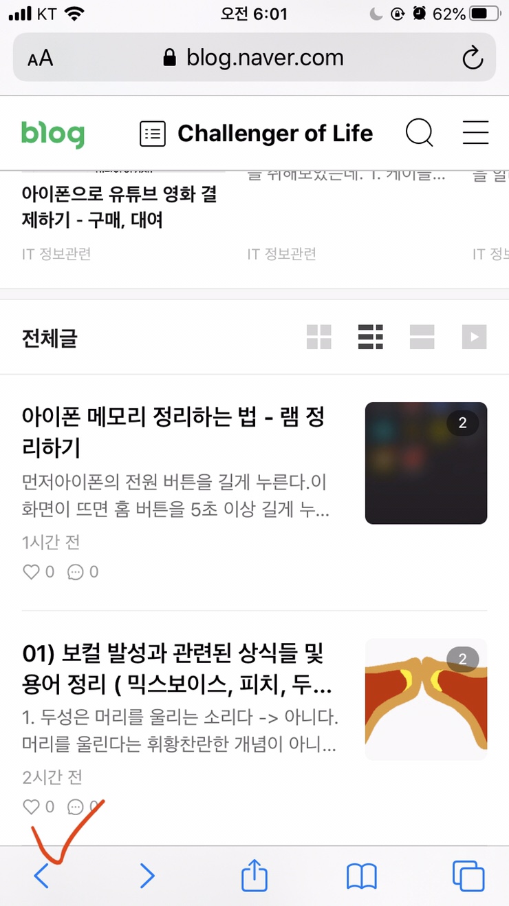  아이폰 사파리 앱 숨겨진 기능들 및 팁