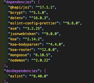  [Webpack] dependencies와 devDependencies의 차이