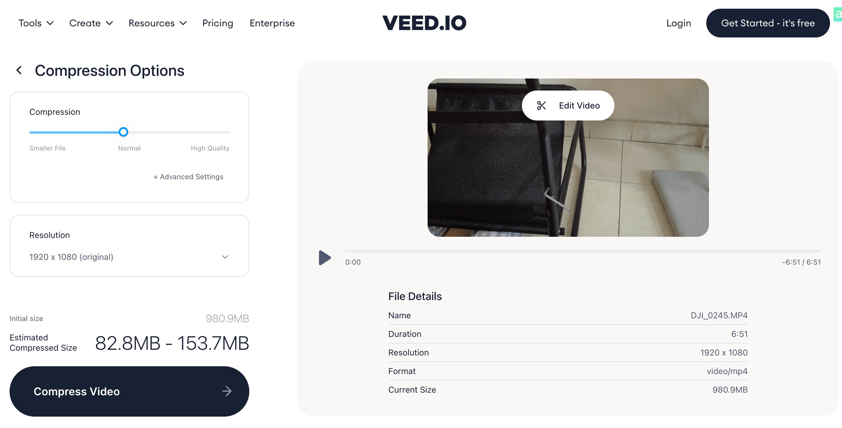 veed.io-동영상-압축-무료-사이트