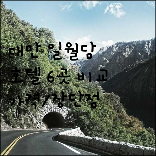대만 일월담 호텔 6곳 비교분석 가격