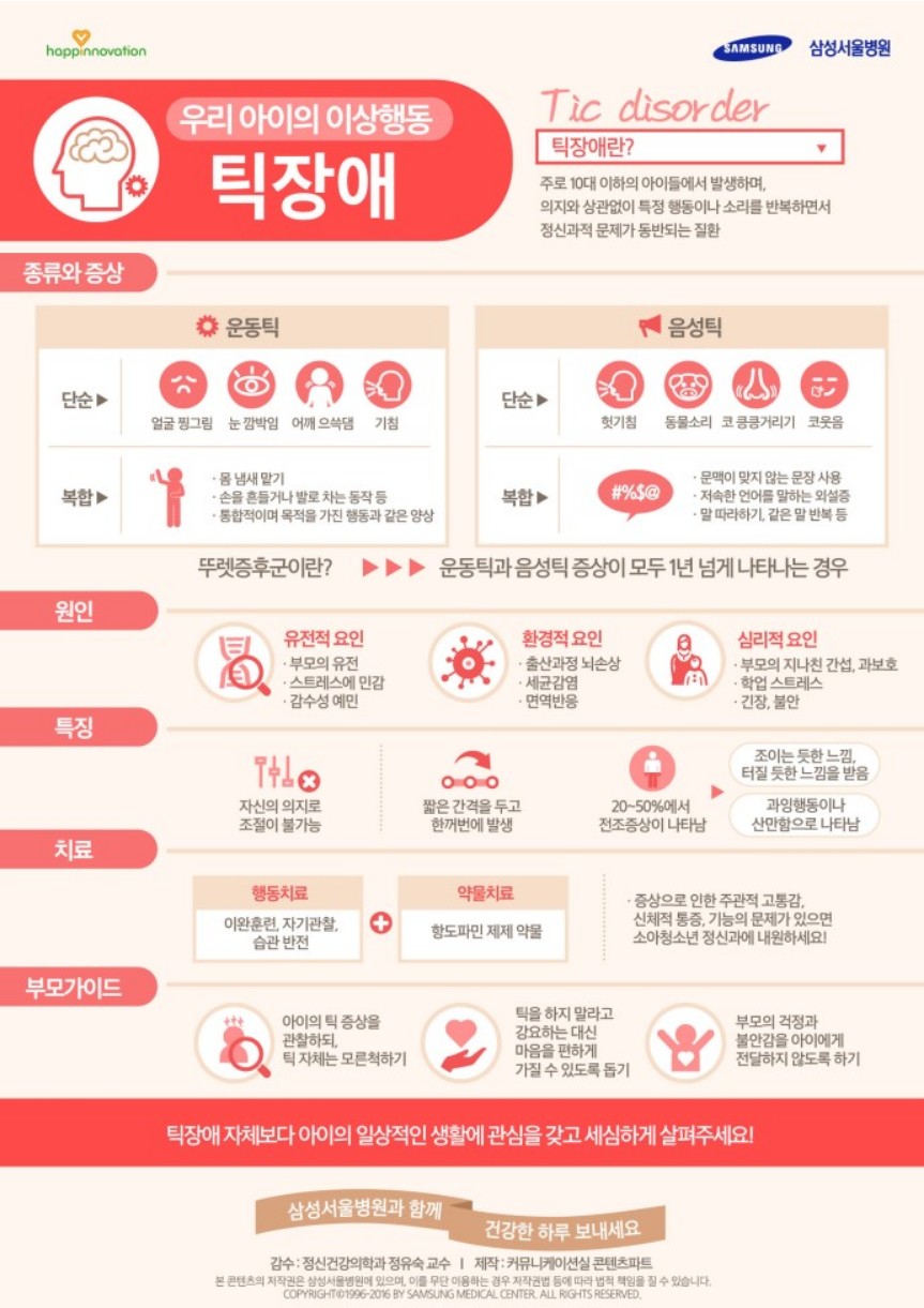  어린이틱장애 치료와 완치는 가능한가?
