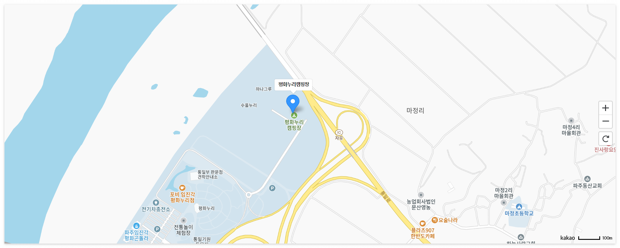 평화누리-캠핑장-위치
