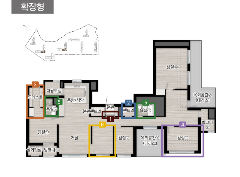 122A타입 평면도