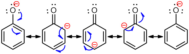 resonance structures of phenolate