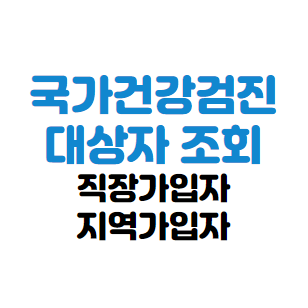 국가건강검진-대상자-조회