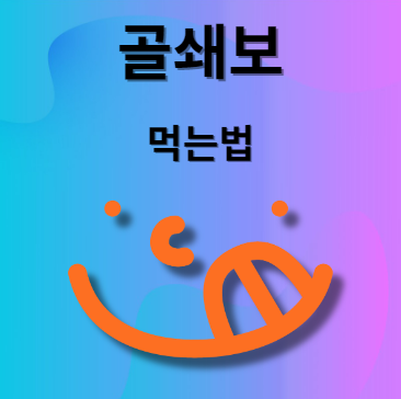 골쇄보 먹는법