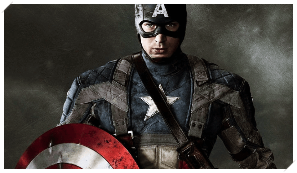 크리스 에반스 캡틴 아메리카의 모습