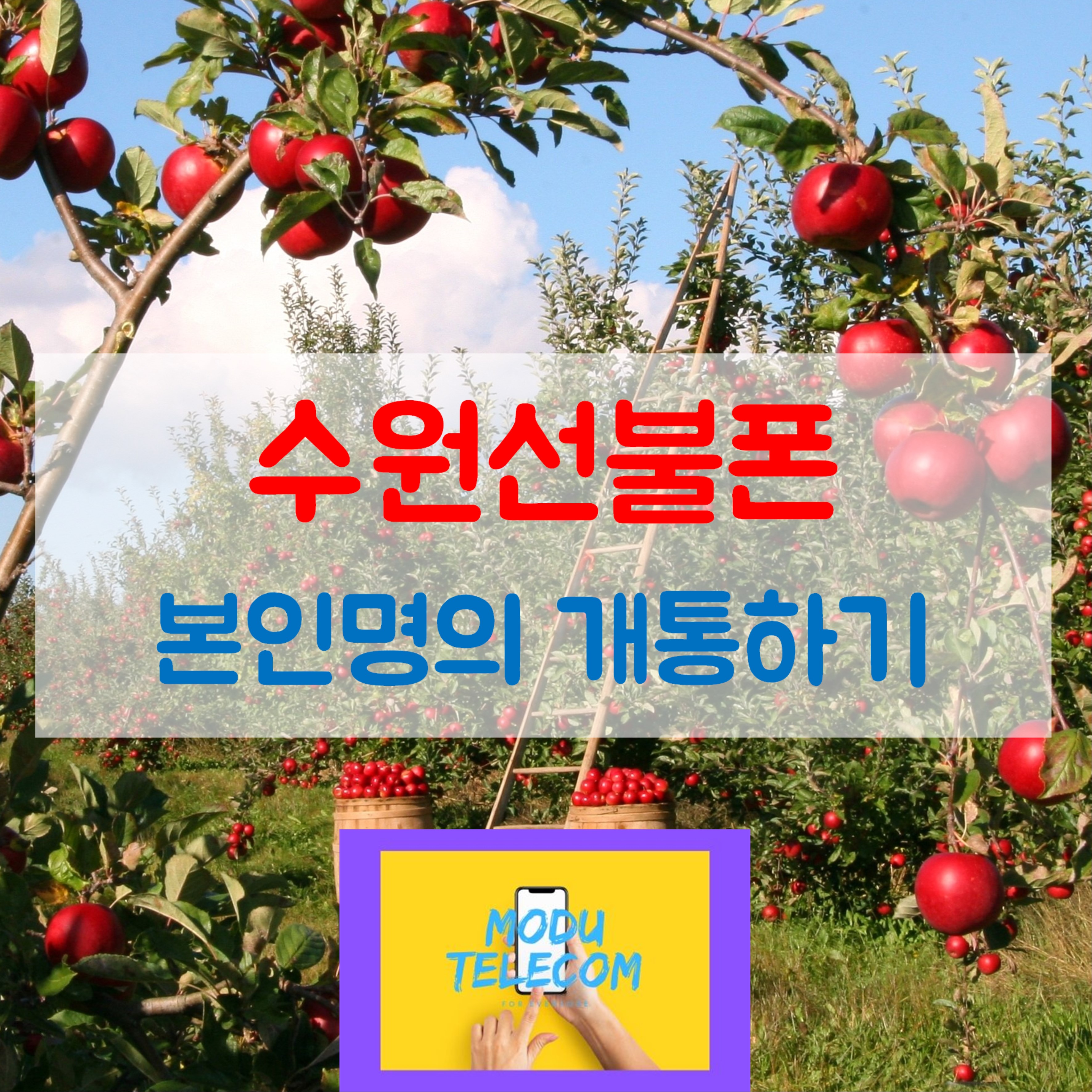  모두통신 - 내 명의 핸드폰 어디서든 개통 가능하다구? 수원선불폰