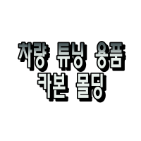 차량 튜닝 용품 추천-유투카 카본 몰딩 사용후기