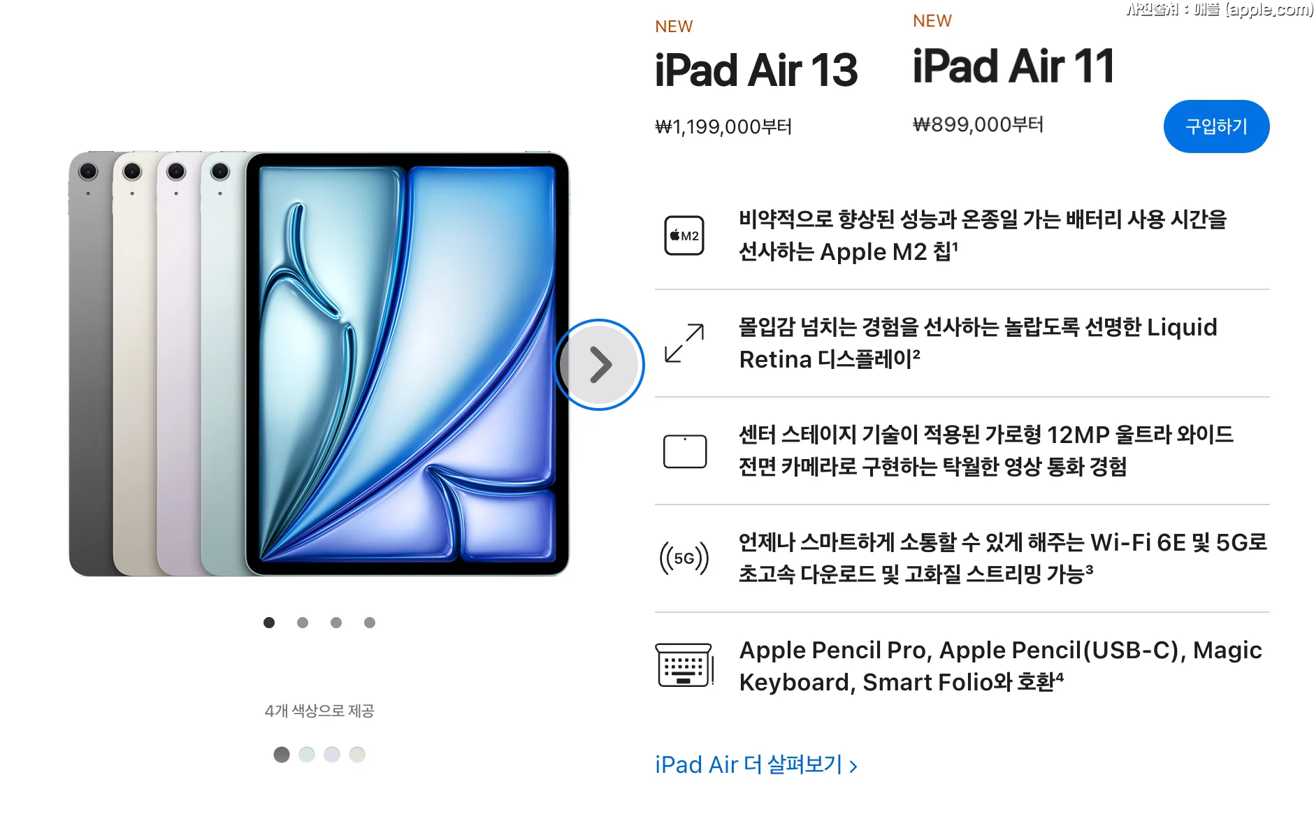 에어6 가격 바뀐점
