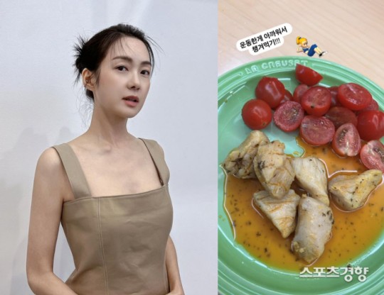  이요원, 한 끼 식사가 이 정도라니! 48KG의 비결~[사진]