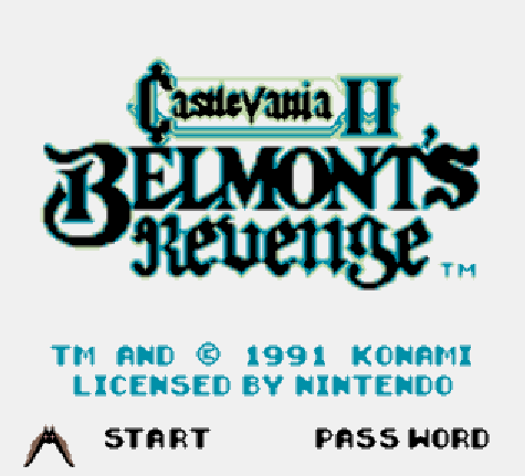  코나미 (KONAMI) - 캐슬바니아 2 벨몬드스 리벤지 영문판 Castlevania II Belmont's Revenge USA & Europe (게임보이 - GB)