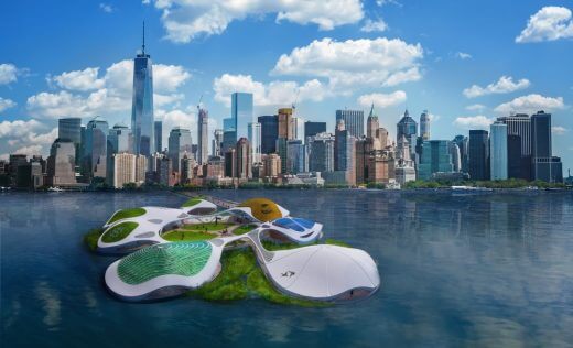  물 위에 떠있는 맨하탄 '위더플래닛 캠퍼스'   WeThePlanet Campus in Manhattan