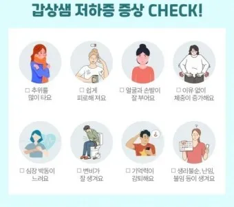 갑상샘 저하증 갑상선 기능저하증 증상 수치 치료_4