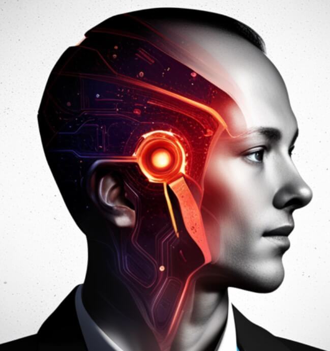 사람의 모습을 하고 있는 인공지능&amp;#44; ai 사진