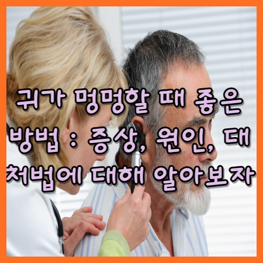  한쪽 귀가 멍멍할 때 좋은 방법: 증상, 원인, 대처법에 대해 알아보자