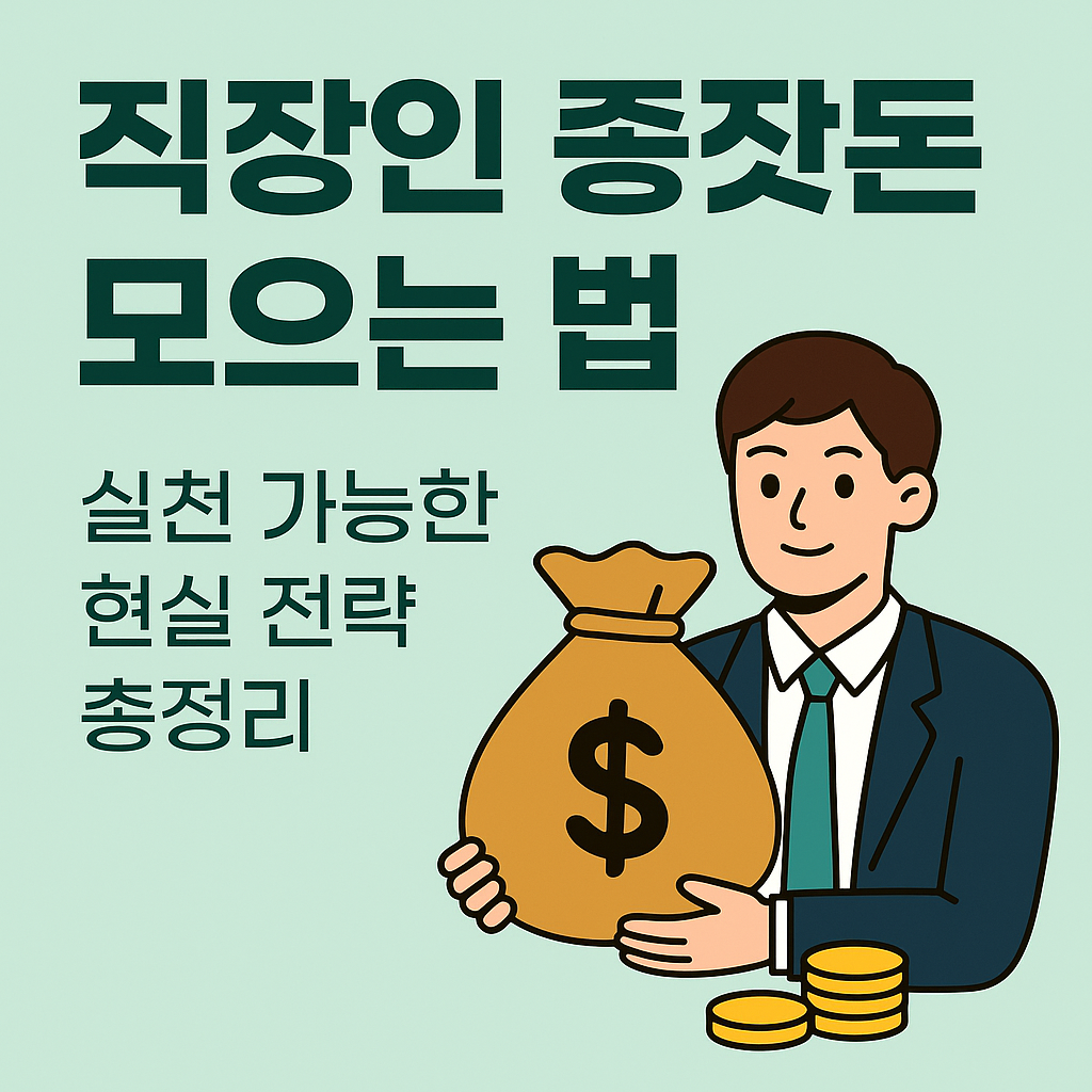 직장인 종잣돈 모으는 법