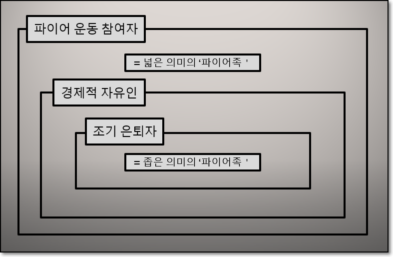 넓은 의미의 파이어족, 좁은 의미의 파이어족