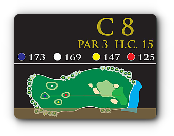 유니랜드CC C코스 8번 홀