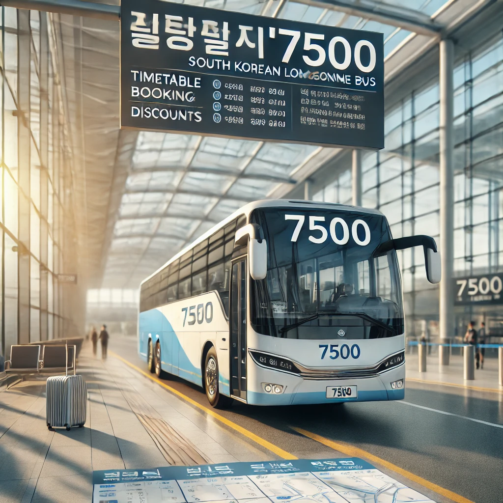 7500번 공항버스 시간표, 공항버스 7500 예매 2
