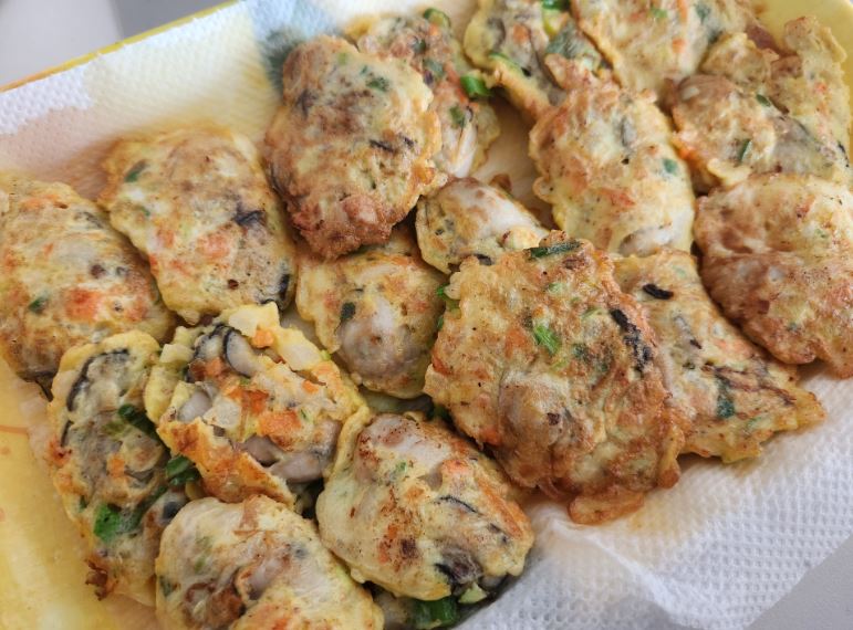 오색-굴전-만들기-굴-요리-맛있는-굴전완성