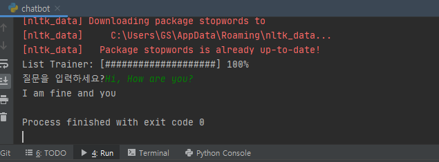 Chatbot-chatterbot-코드-구현-사진3