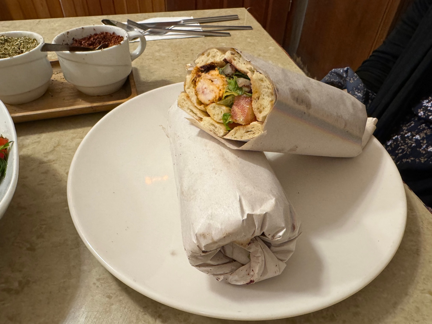 Grilled Chicken Shish Wrap