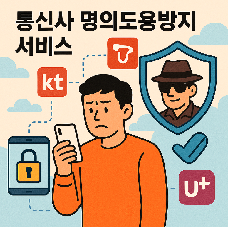 통신사 명의도용방지 서비스 및 필요성 (SKT, KT, LG U+)