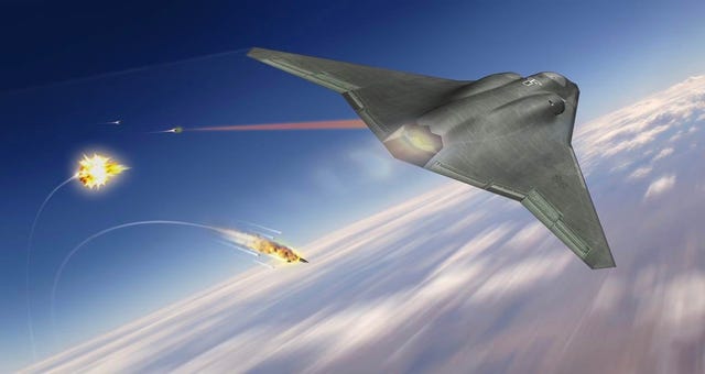 Northrop Grumman사의 6세대 전투기 개념도