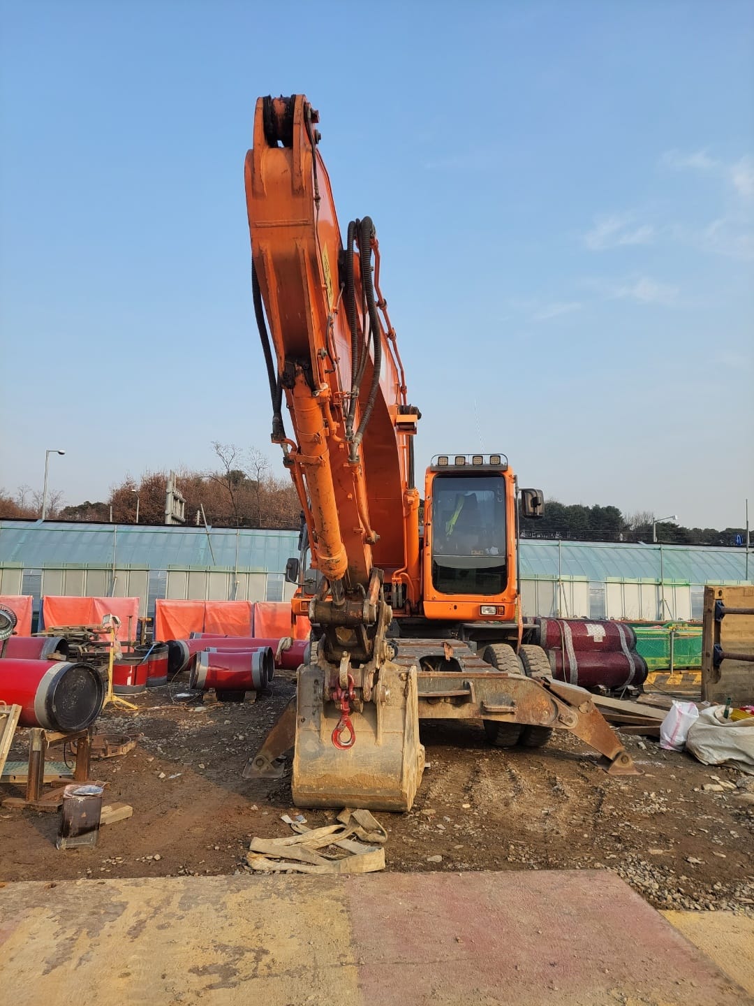  두산 DX210W 2014년식 7800만원 판매합니다.