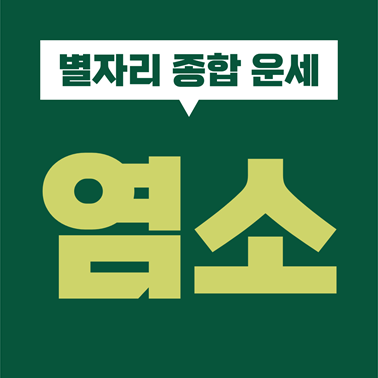  [별자리 종합 운세] 염소자리 성격, 심리, 기질, 직업, 재물, 금전, 사랑, 연애, 궁합