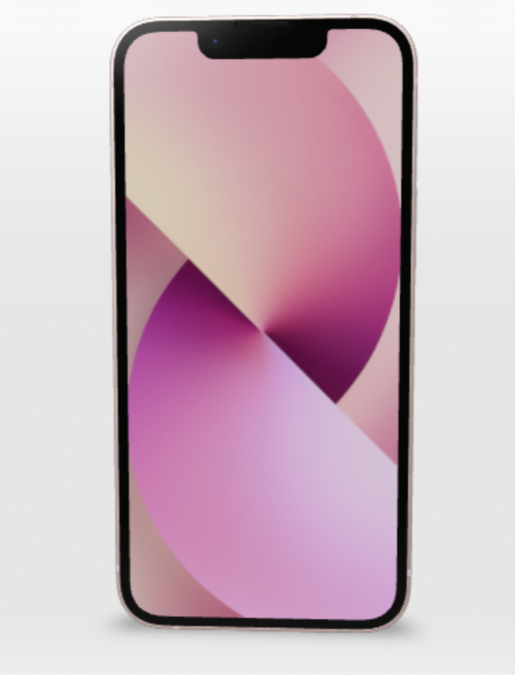 아이폰13-핑크-전면-모습