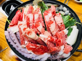 만두두부전골 청국장
